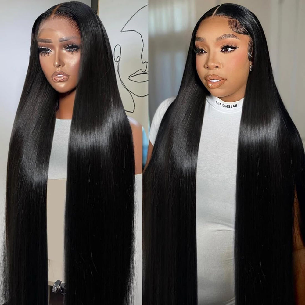 Natural Color Full Swiss Lace Wig Peru Black Women's Wigs