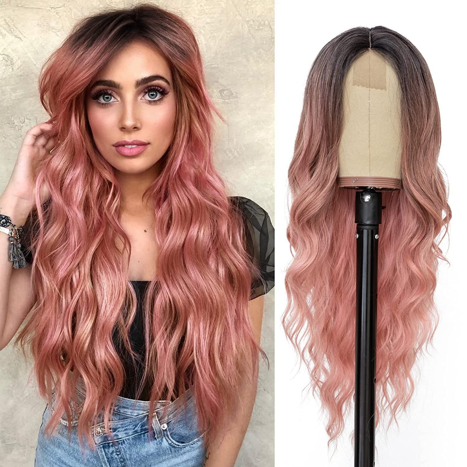 Natural wavy curly hair for women